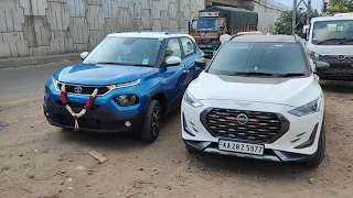 Tata Punch vs nissan magnite looks comparison walkaround prices dimensions space engine top speed