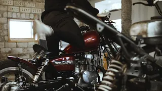 Honda Rebel 125 bobber cold start