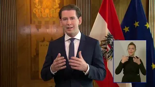 LIVE: Rede von Bundeskanzler Kurz zum 75. Jubiläum der Gründung der Zweiten Republik / krone.at NEWS