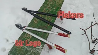 Сучкорез Mr Logo 3660A & Fiskars L 39. Обзор, протэстим, бюджетный инструмент против брендового.