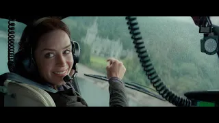 Emily Blunt wears aviator headset in Salmon Fishing In The Yemen 2011