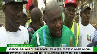 Gbolahan Yishawu flags off camapaign