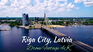 Riga | Latvia Riga Drone 4k