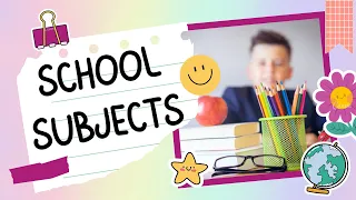 Learn school subjects & days of the week for kids | My School Days - Kids vocabulary in English