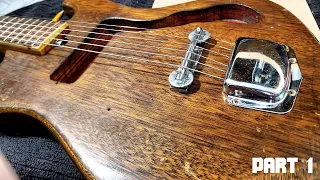 Restoring a 20$ Guitar From A Flea Market | Kawai, Teisco, Sakai