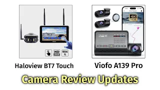 Camera System Review Updates - Haloview BT7 Touch RV Rear View Monitor & Viofo A139 Pro Dash Cam