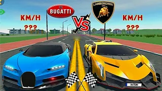 Car Simulator 2 | Bugatti Chiron V/s Lamborghini Veneno | Race & Top Speed