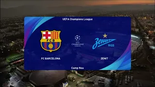 Barcelona vs Zenit | Master League PES 2021 | UEFA CHAMPIONS LEAGUE | [4K]