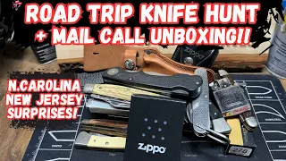 Road Trip Knife Hunt + Mail Call Unboxing!