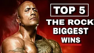 WWE Top 5 The Rock Biggest Wins