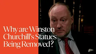 Why are Winston Churchill's statues being removed?