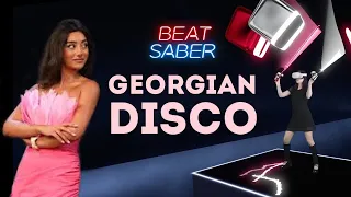 GEORGIAN DISCO - Nikos Band - ნიკოს ბენდი - ქართული დისკო - Beat Saber - Mixed reality gameplay