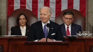 Biden delivers a fiery State of the Union address to draw contrast with Trump