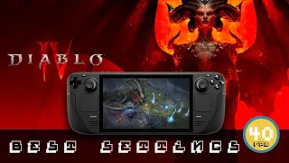 Diablo 4 on Steam Deck - Diablo 4 LOOKS MIND-BLOWING WITH THESE SETTINGS!! The Visuals are INSANE!!