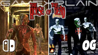 The House of the Dead: Remake Graphics Comparison (Switch vs. Arcade)