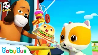 Baby Kitten's Ice Cream Truck | Breakfast Song, Food Song | Nursery Rhymes | Kids Songs | BabyBus