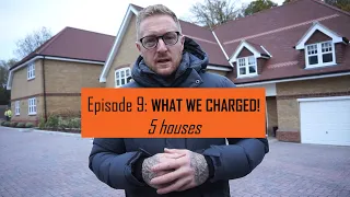 EP9. WHAT WE CHARGED!! 5 houses. #bricklaying #construction #buildingconstruction #brickwork