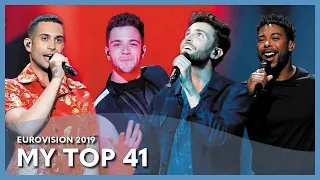 Eurovision 2019 - My Top 41 (Throwback 3 Years Later)