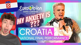 Baby Lasagna - Rim Tim Tagi Dim 🇭🇷 Croatia [REACTION] National Final Performance | Eurovision 2024