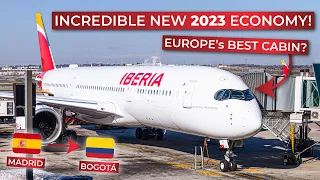 BRUTALLY HONEST | Economy Class from Madrid to Bogotá on Iberia's BRAND-NEW 2023 Airbus A350-900!