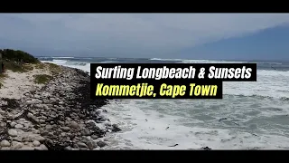 Surfing at Longbeach, Kommetjie (Cape Town) and Sunsets