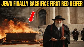 Jews Finally Sacrifice First Red Heifer || Third Temple Construction Now Start