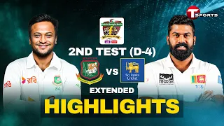 Extended Highlights | Bangladesh vs Sri Lanka | 2nd Test | Day 4 | T Sports