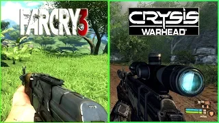 crysis warhead vs far cry 3 graphics comparison [dunia engine vs CRYENGINE] HD