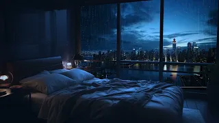 Deep Sleep During the Rainy Night | Heavy Rain Sounds For Relaxation, Sleeping, Stress Relief