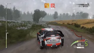 Toyota Gazoo Racing Yaris WRC '17 ¦ ORLEN 74th Rally Poland - Baranowo ¦ WRC 7 [PC] Rain Gameplay