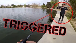 Fisherman vs Activist | Fishing | Albert Park Lake | Australia