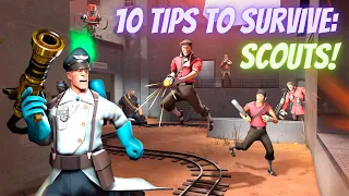 TF2 - 10 MEDIC TIPS to survive against SCOUTS!