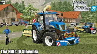 Mowing GRASS and Buying sheeps and cows│The Hills Of Slovenia│FS 22│ Timelapse 2