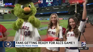 Astros fans getting ready for ALCS Game 1