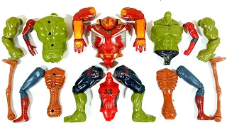 Assemble Marvel's Toys Hulk Buster Vs Hulk Smash Vs Siren Head Vs Spiderman Avengers Superhero Toys