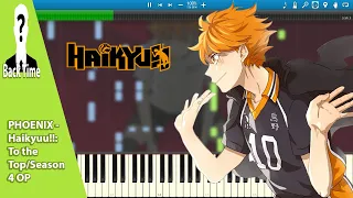 PHOENIX - Haikyuu!!: To the Top/Season 4 OP (FULL) (Piano Cover) + Sheets & Midi