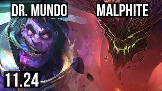 MUNDO vs MALPH (TOP) | 9/1/4, Rank 12 Mundo | KR Grandmaster | 11.24