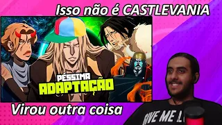 O anime do CASTLEVANIA da Netflix é HORROROSO 🤬🤮 (React)