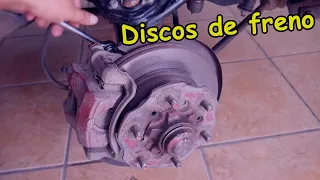 How to change brake disc on the D21 Hardbody