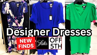 ❤️Saks OFF 5TH: Discount high-end designer dresses | New designers clothing | Shop dresses with me