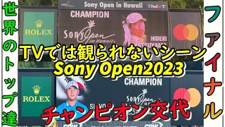 ソニーオープン最終日【ハワイ4K】早藤キャディー英語で観客にお願い🙏ゴルフ好き必見❗SonyOpenHawaii2023FinalR現場の様子🏌️‍♂️TVでは観られない場面の数々