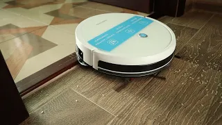 Тест робот пылесос Honor Choice Robot Cleaner R1 преодоление порога