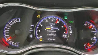 Jeep Grand Cherokee SRT acceleration 0-200 km/h 6.4L V8 HEMI