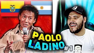 💥ARGENTINO reacciona a PAOLO LADINO humorista ECUATORIANO | *Excelente comediante*🤣 | Falso Nueve