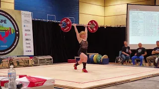 Wendy Spies (W40, 53 kg; USA), 147 kg Total [68-79-147] (Masters World Record)