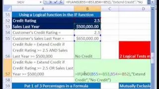 Excel Magic Trick 167p2 IF function formula: 12 Examples!