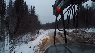 Первый рейс после 3 месяцев ремонта. Урал лесовоз.