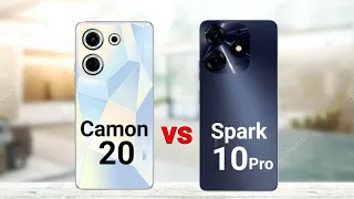 Tecno Camon 20 vs Tecno Spark 10 Pro