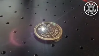 Hice mi propia moneda de Nada que hacer con un LASER DE FIBRA, ¿LA HARÉ CRYPTO? @em-smart