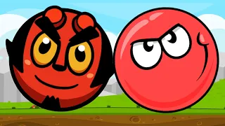 Новый КРАСНЫЙ ШАР против ЧЕРНЫХ КВАДРАТОВ. 26-37 УРОВНИ. Мультик ИГРА Red Bounce Ball 7 Adventure